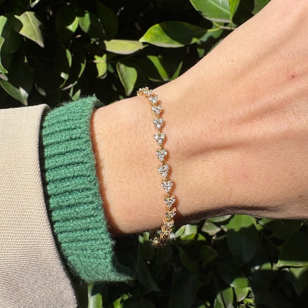 Jacquie Aiche Lizzie diamond tennis bracelet